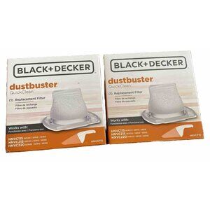 BLACK+ DECKER HNVCF10 dustbuster QuickClean filter Works w / HNVC115,215, & 220
